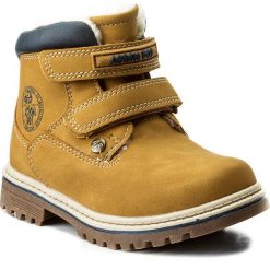 Buty zimowe chłopięce: Trapery ACTION BOY – CP07-16994-03 Miodowy