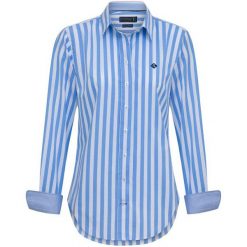 Sir Raymond Tailor Koszula Damska Degrees S Niebieska. Niebieskie koszule damskie Sir Raymond Tailor, s, w paski, bez kołnierzyka, bez rękawów. Za 149,00 zł.