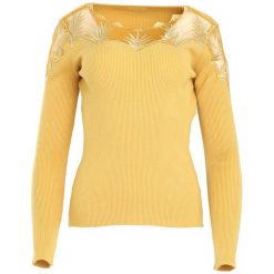 Żółty Sweter Do Not Wait. Żółte bez kategorii Born2be, m, z dzianiny. Za 79,99 zł.
