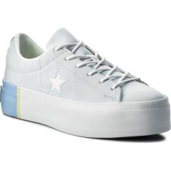 Sneakersy CONVERSE - One Star Platform Ox 559903C Blue Tint/Blue Chill/White. Niebieskie półbuty damskie Converse, z gumy. W wyprzedaży za 259,00 zł.