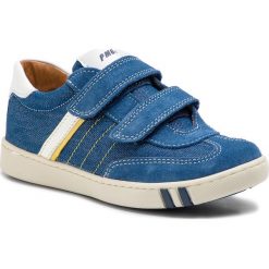 Sneakersy PRIMIGI - 3423233 S Bluett. Niebieskie trampki chłopięce Primigi, bez wzorów, ze skóry, na rzepy. W wyprzedaży za 209,00 zł.