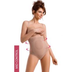 Body wyszczuplające Senza Senna. Różowe body damskie marki Envie, z haftami, z bawełny. Za 117,99 zł.