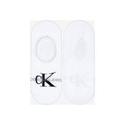 Calvin Klein Skarpetki Biały. Białe skarpetki damskie Calvin Klein, bez wzorów, z elastanu. Za 38,95 zł.