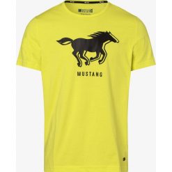 Mustang - T-shirt męski, żółty. Żółte t-shirty męskie Mustang, m, z nadrukiem, bez kołnierzyka. Za 89,95 zł.