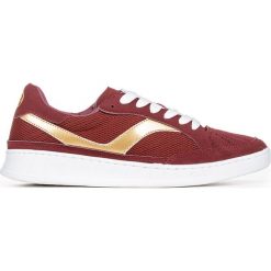 Trampki męskie: BUTY MĘSKIE TRAMPKI T087 – BORDOWE