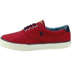 U.S. POLO ASSN. tenisówki męskie Theodor 42 czerwone. Czerwone trampki męskie U.S. Polo Assn., bez wzorów, bez zapięcia. Za 339,00 zł.