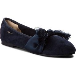 Baleriny GANT - Molly 16513519 Marine G69. Niebieskie baleriny damskie marki GANT, ze skóry, marine. W wyprzedaży za 239,00 zł.