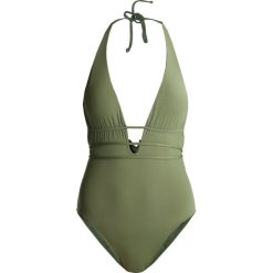 L*Space PAMELA Kostium kąpielowy jungle. Zielone stroje kąpielowe damskie marki L*Space, l, bez wzorów, z elastanu. W wyprzedaży za 477,95 zł.