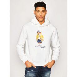 Bluza Polo Ralph Lauren Magic 710792904. Białe bluzy męskie Polo Ralph Lauren, xxl, bez wzorów, z bawełny, polo, bez rękawów, bez kaptura. W wyprzedaży za 599,00 zł.