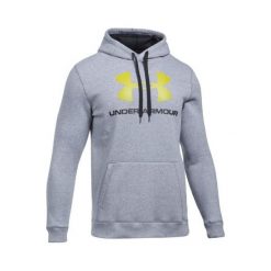Bejsbolówki męskie: Under Armour Bluza męska Rival Graphic Hoodie szara r. XXL (1302294-025)