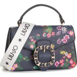 Torebka LIU JO - Xs Crossbody A19067 E0142 Ant/Blue Exot/Flo. Niebieskie torebki klasyczne damskie Liu Jo, bez wzorów, ze skóry, klasyczne, bez dodatków. W wyprzedaży za 339,00 zł.