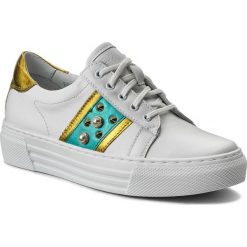 Sneakersy EVA MINGE - Nerja 3I 18SM1372442ES 126. Białe półbuty damskie Eva Minge, ze skóry. W wyprzedaży za 229,00 zł.
