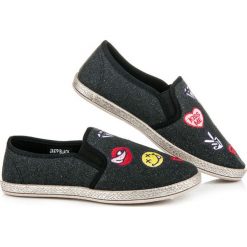 Trampki damskie slip on: Tenisówki z naszywkami MAITANE