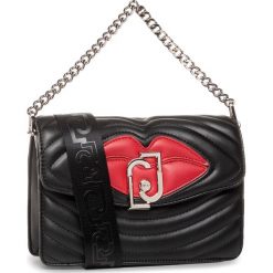 Torebka LIU JO - S Crossbody AA0037 E0010 Nero/Bouche U9732. Czarne torebki klasyczne damskie Liu Jo, bez wzorów, ze skóry ekologicznej, klasyczne, bez dodatków. W wyprzedaży za 419,00 zł.