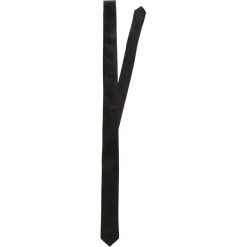 Krawaty męskie: DRYKORN TIE SLIM Krawat black