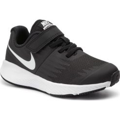 Buty NIKE - Star Runner (Psv) 921443 001 Black/White/Volt. Czarne półbuty dziewczęce Nike, na rzepy. W wyprzedaży za 139,00 zł.