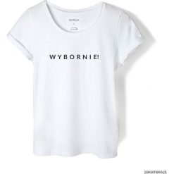 T-shirty damskie: T-shirt biały WYBORNIE!