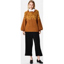Swetry damskie: Selected Femme SFDRAMA Sweter golden brown/chai tea