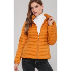 Musztardowa Kurtka Amiens. Żółte kurtki damskie Renee, na zimę, s, bez wzorów. Za 159,99 zł.