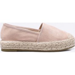 Answear - Espadryle Mannika. Szare espadryle damskie marki Tamaris, z materiału. W wyprzedaży za 89,90 zł.