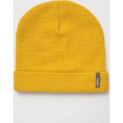 Answear - Czapka. Pomarańczowe czapki damskie ANSWEAR, na zimę, z dzianiny. W wyprzedaży za 29,90 zł.