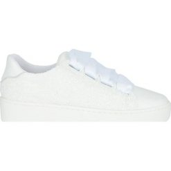 Skórzane sneakersy w kolorze białym. Białe trampki i tenisówki damskie Lollipops, bez wzorów, na sznurówki. W wyprzedaży za 175,95 zł.