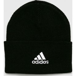 Adidas Performance - Czapka. Czarne czapki męskie adidas Performance, na zimę, bez wzorów, z dzianiny. Za 69,90 zł.