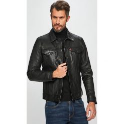 Levi's - Kurtka skórzana. Czarne płaszcze męskie Levi's®, s, bez wzorów, z poliesteru, krótkie, bez kaptura. Za 1659,00 zł.