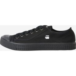 G-Star Raw - Tenisówki. Czarne trampki męskie G-Star RAW, bez wzorów, z gumy, retro, na sznurówki. Za 299,90 zł.