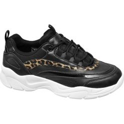 Sneakersy damskie Venice czarne. Czarne sneakersy damskie Venice, z materiału. Za 83,00 zł.