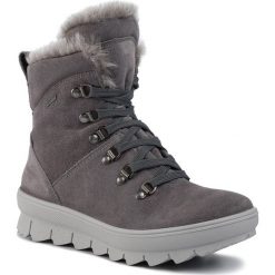 Śniegowce LEGERO - GORE-TEX 5-00503-22 Grau. Szare kozaki damskie Legero, na zimę, ze skóry, bez zapięcia. W wyprzedaży za 479,00 zł.