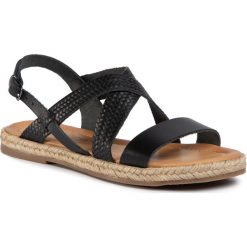 Espadryle LASOCKI - EST-DOBRAWA-02 Navy. Niebieskie espadryle damskie Lasocki, bez wzorów, ze skóry, bez obcasa, na obcasie. Za 119,99 zł.