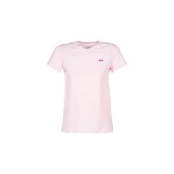 T-shirty z krótkim rękawem Levis PERFECT TEE. Różowe t-shirty damskie Levi's®, s, bez wzorów, bez kołnierzyka. Za 76,30 zł.