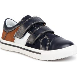 Sneakersy BARTEK - 18607-7/1JT Niebieski/Brąz. Niebieskie trampki chłopięce Bartek, na rzepy. Za 219,00 zł.