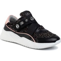 Sneakersy LIU JO - Jo 34 469765 TX064 Black 22222. Czarne półbuty damskie Liu Jo, ze skóry ekologicznej. W wyprzedaży za 449,00 zł.