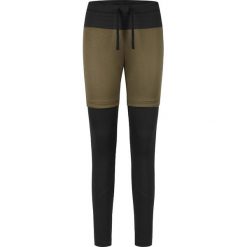Sportowe legginsy w kolorze brązowo-czarnym. Brązowe legginsy sportowe damskie marki super.natural, xs. W wyprzedaży za 152,95 zł.
