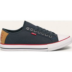 Levi's - Tenisówki. Niebieskie trampki męskie Levi's®, bez wzorów, z gumy, na sznurówki. Za 169,90 zł.