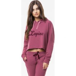 Cardio Bunny - Bluza Lipgloss. Różowe bluzy rozpinane damskie Cardio Bunny, l, z nadrukiem, z bawełny, z kapturem. W wyprzedaży za 159,90 zł.