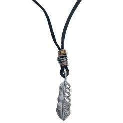 Feather Naszyjnik standard. Szare naszyjniki damskie marki Feather, srebrne. Za 42,90 zł.