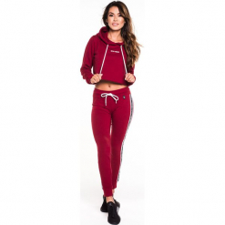Gym Hero - Legginsy Burgund. Czerwone legginsy sportowe damskie marki Gym Hero, s, z dzianiny. Za 169,90 zł.