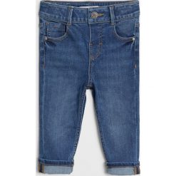 Mango Kids - Jeansy dziecięce Diego 80-104 cm. Zielone spodnie chłopięce Mango Kids, bez wzorów, z elastanu. Za 59,99 zł.