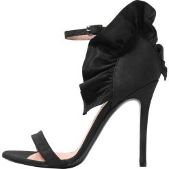 Sandały damskie: MSGM ROUCHES Sandały na obcasie black