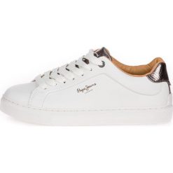 Pepe Jeans tenisówki damskie Adams Premium 19 PLS30924 38 białe. Białe trampki i tenisówki damskie Pepe Jeans, bez wzorów, z jeansu, bez zapięcia. Za 419,00 zł.