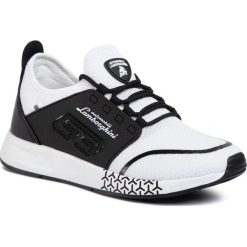 Sneakersy LAMBORGHINI - E0XVBSE1 71464 003. Białe sneakersy męskie Lamborghini, bez zapięcia. W wyprzedaży za 359,00 zł.