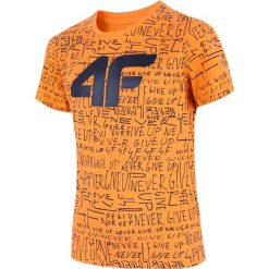 T-shirt chłopięcy (122-164) JTSM236 - pomarańcz neon. T-shirty chłopięce z nadrukiem, z materiału. W wyprzedaży za 29,99 zł.