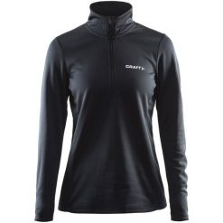 Craft Swift Black Xl. Czarne bluzy sportowe damskie Craft, xl, bez wzorów, z materiału, bez rękawów, bez kaptura. W wyprzedaży za 129,00 zł.