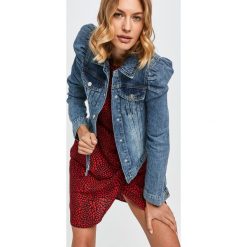 Answear Lab - Kurtka jeansowa. Niebieskie kurtki damskie Answear Lab, s, bez wzorów, z bawełny, krótkie, bez kaptura. Za 199,90 zł.