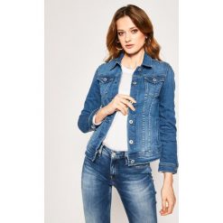 Kurtka jeansowa Pepe Jeans Thrift PL400755. Niebieskie kurtki damskie Pepe Jeans, xs, bez wzorów, z elastanu, bez kaptura. W wyprzedaży za 319,00 zł.
