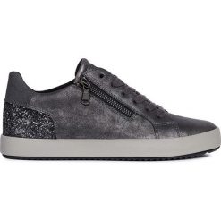 Geox - Buty. Szare buty sportowe damskie Geox, bez wzorów, z gumy, sportowe. W wyprzedaży za 239,90 zł.