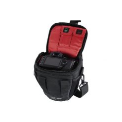 Torba HAMA Canberra 110 Colt Czarno-czerwony. Czerwone plecaki męskie HAMA, w paski, z nylonu. Za 99,99 zł.